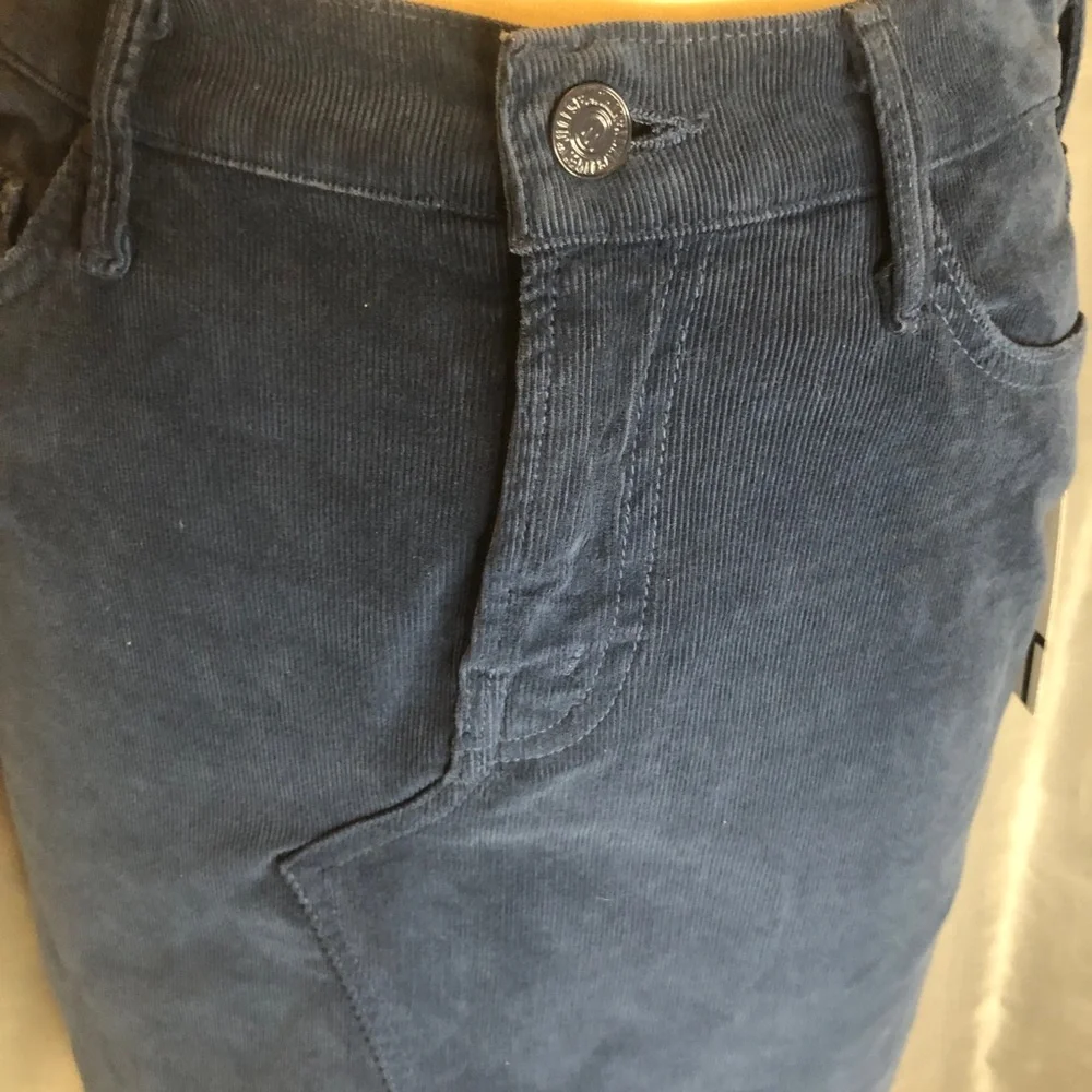 Mother corduroy skirt. Size 27. Steel blue - Picture 5 of 13